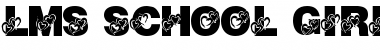 Download LMS School Girl Crush Regular Font Title Preview