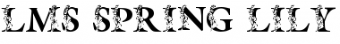 Download LMS Spring Lily Regular Font Title Preview