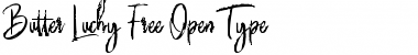 Download Butter Luchy Free Regular Font Title Preview