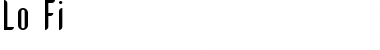 Download Lo-Fi Medium Font Title Preview