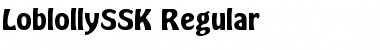 Download LoblollySSK Regular Font Title Preview