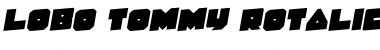 Download Lobo Tommy Rotalic Regular Font Title Preview