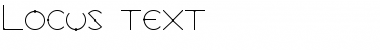 Download Locus Text Font Title Preview