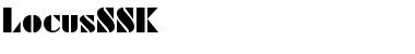 Download LocusSSK Regular Font Title Preview
