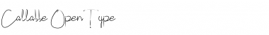 Download Callatte Regular Font Title Preview
