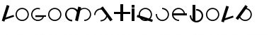 Download LogomatiqueBold Regular Font Title Preview