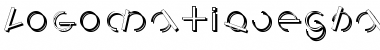 Download LogomatiqueShadow Regular Font Title Preview