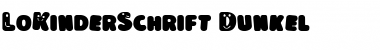 Download LoKinderSchrift Dunkel Font Title Preview