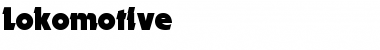 Download Lokomotive Regular Font Title Preview