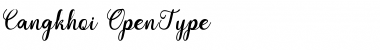 Download Cangkhoi Regular Font Title Preview