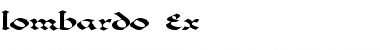 Download Lombardo Ex Regular Font Title Preview