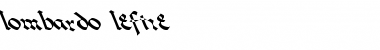 Download Lombardo Leftie Regular Font Title Preview