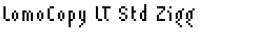 Download LomoCopy LT Std Zigg Regular Font Title Preview