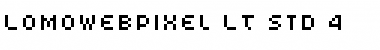 Download LomoWebPixel LT Std 4 Regular Font Title Preview