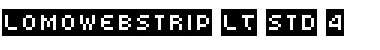 Download LomoWebStrip LT Std 4 Regular Font Title Preview