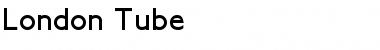 Download London Tube Normal Font Title Preview