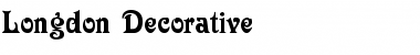 Download Longdon Decorative Regular Font Title Preview