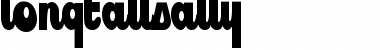 Download LongTallSally Regular Font Title Preview