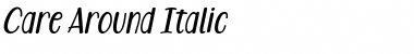 Download Care Around Italic Font Title Preview