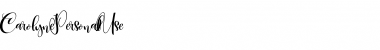 Download CarolynePersonalUse Regular Font Title Preview