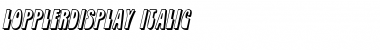 Download LopplerDisplay Italic Font Title Preview