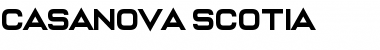 Download Casanova Scotia Regular Font Title Preview