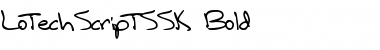 Download LotechScriptSSK Bold Font Title Preview