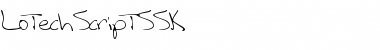 Download LotechScriptSSK Regular Font Title Preview