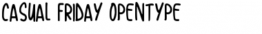 Download Casual Friday Regular Font Title Preview