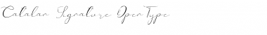 Download Catalan Signature Regular Font Title Preview