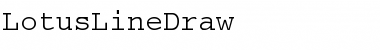 Download LotusLineDraw Regular Font Title Preview