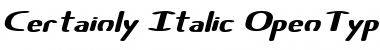Download Certainly Italic Font Title Preview