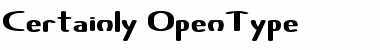 Download Certainly Regular Font Title Preview