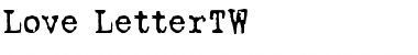 Download Love LetterTW Regular Font Title Preview