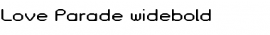 Download Love Parade widebold Font Title Preview