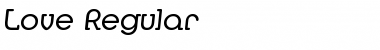 Download Love Regular Font Title Preview