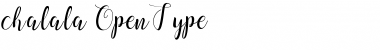 Download chalala script Font Title Preview