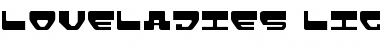 Download Loveladies Light Light Font Title Preview