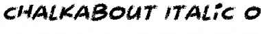Download Chalkabout Italic Font Title Preview