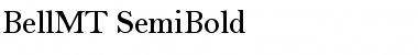 Download BellMT-SemiBold Semi Bold Font Title Preview
