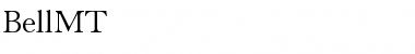 Download BellMT Roman Font Title Preview