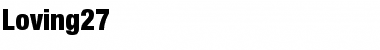 Download Loving27 Regular Font Title Preview