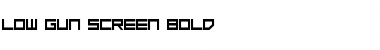 Download Low Gun Screen Bold Bold Font Title Preview