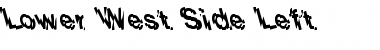Download Lower West Side Left Regular Font Title Preview