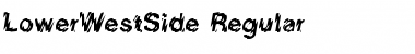 Download LowerWestSide Regular Font Title Preview
