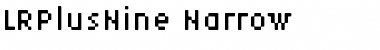 Download LRPlusNine Narrow Font Title Preview