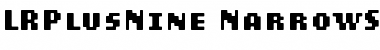 Download LRPlusNine NarrowSCB Font Title Preview