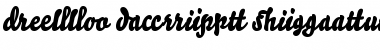 Download Bello Script Ligatures Regular Font Title Preview