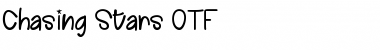 Download Chasing Stars Regular Font Title Preview