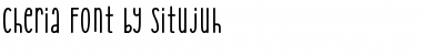 Download Cheria Regular Font Title Preview